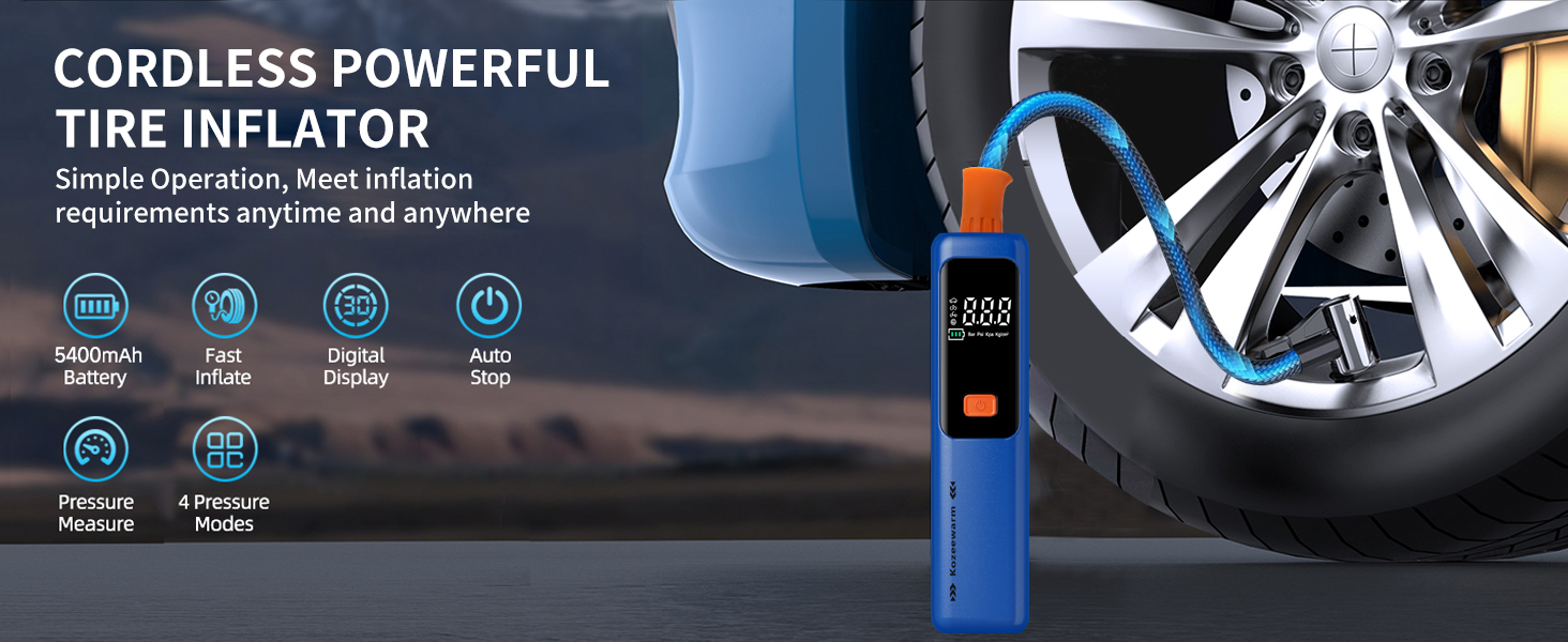 150PSI Cordless Car Tire Pump