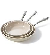 Redchef Nonstick Frying Pans Set, Ceramic Pan Skillet, Non Toxic Pans for Cooking, 8" 9.5" 11" Ce...