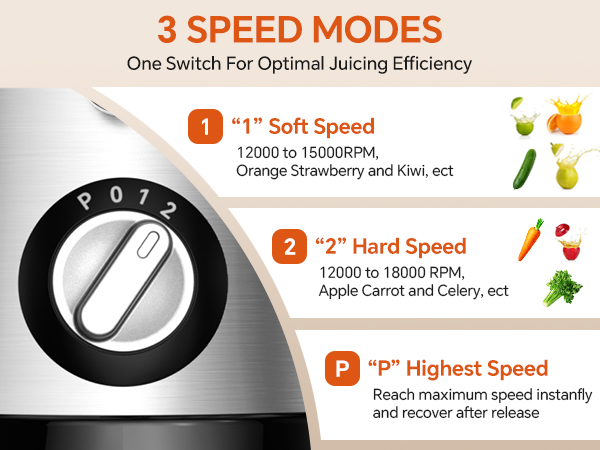 3 SPEED MODES