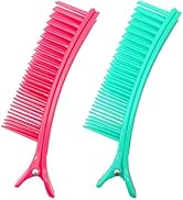 Colortrak Hair Sectioning Grip Clips (2 Pack) for Efficient Coloring, Cutting, and Styling - Brus...