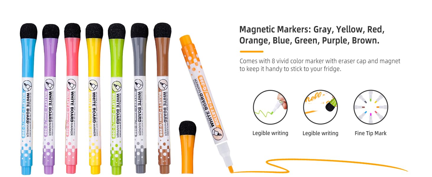 Magnetic Dry Erase Calendar