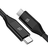 Teleadapt USB C to USB C 3.1 Gen 2 Cable 10Gbps Data Transfer, 4K USB Type-C Video Output Monitor...