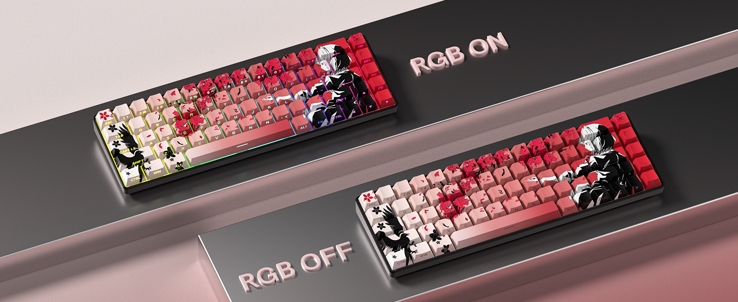 shine through keycaps