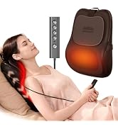 Back Massager With Heat, Lower Back Massager For Pain Relief Deep Tissue | 3D Up&amp;Down Electric Sh...