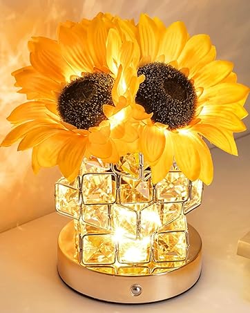 Sunflower lamp