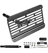 CNSPEED Front Bumper Tow Hook License Plate Mount Relocator Bracket Mounting Bolt Adapter Kit for...