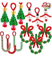 JOYIN Christmas Beaded Ornament Craft, Make Up to 40 Hanging Ornaments of Snowman, Christmas Tree...