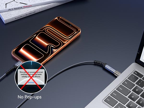 USB C data blocker blocks data transfer while allowing safe charging.