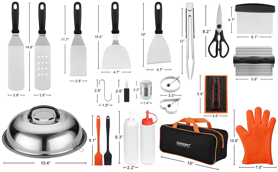 griddle tools set
