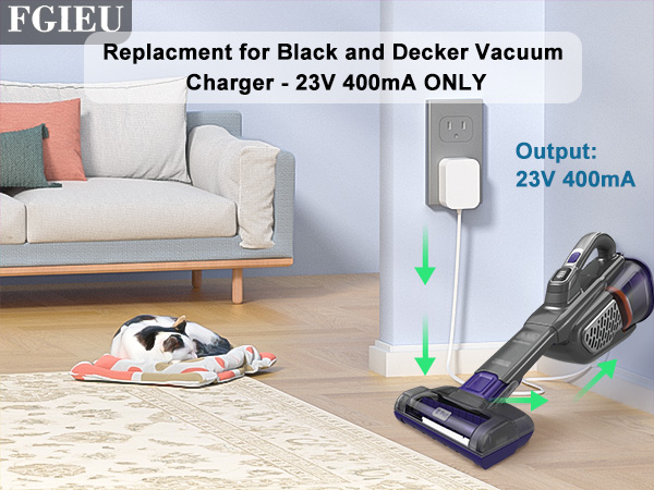 Black Decker vacuum charger