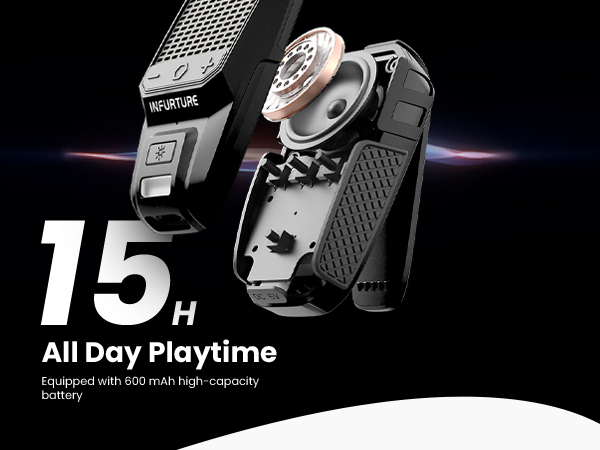 long play time wearable speaker