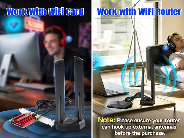 wifi antenna for pcie wifi 7 bluetooth card