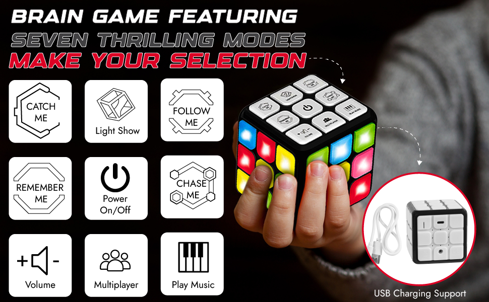 WALA Rechargeable Kids Games Activity Cube