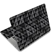 SUPERDANT 3 Pcs Laptop Skin Sticker Cover Decal 3D Geometric PVC Waterproof Scratch-Resistant Tri...