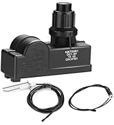 MCAMPAS Electric Push Button Spark Igniter Replacement Kit for Fire Pit Gas Burner System.2 Outle...