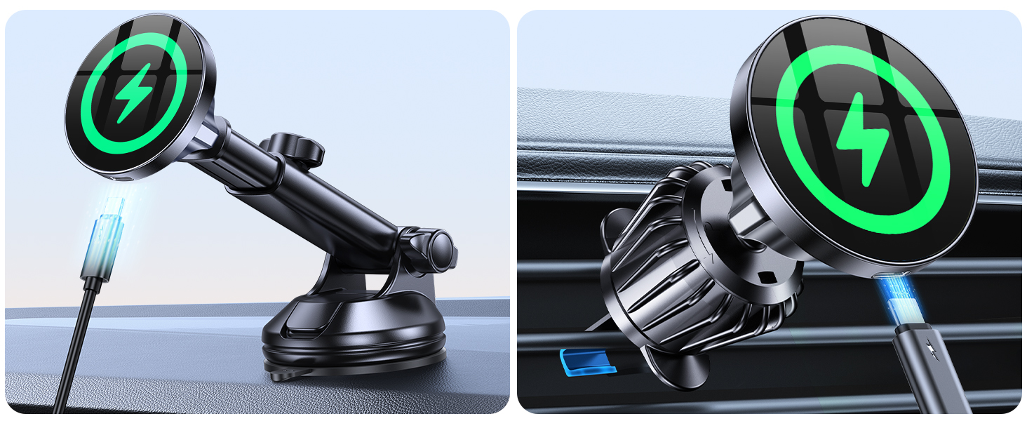 iPhone Wireless Car Charger Mount