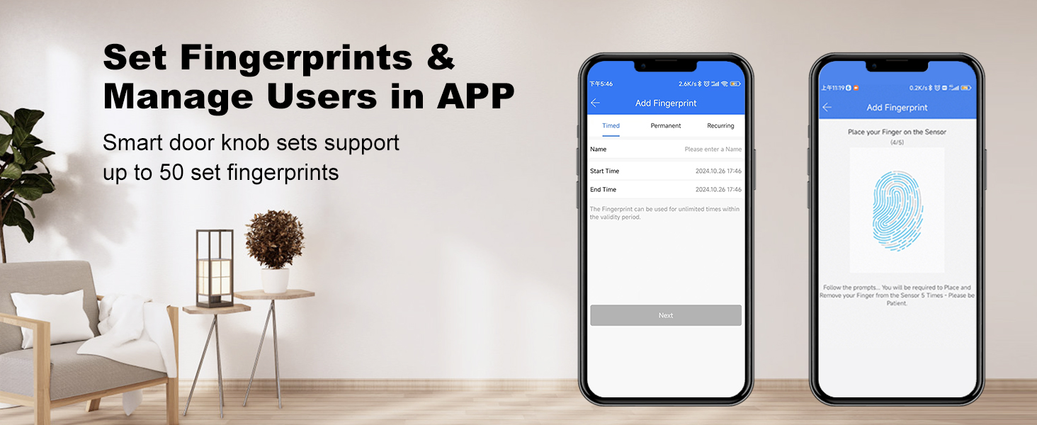 keypad door lock with handle