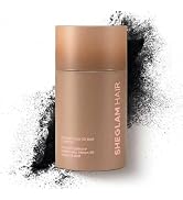 SHEGLAM Ebony Hair Building Fibers 15g, Volume Boost Hair Fiber Mist, Hair Thickening Powder for ...