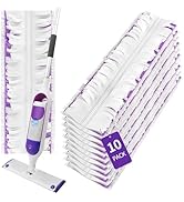ZHAYAO 10 Count Disposable mop Pads Refills Compatible for Swiffer PowerMop Multi-Surface Mopping...