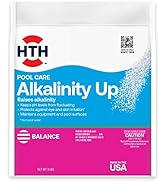 HTH 67060 Swimming Pool Care Alkalinity Up, Raises Alkalinity, Swimming Pool Chemical Stabilizes ...