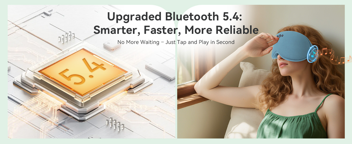 sleep mask with bluetooth 5.4