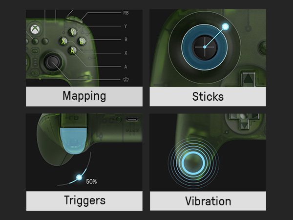 Wired controller for Xbox Series X|S &amp; Xbox One, Compatibility with Apple, Windows &amp; Android