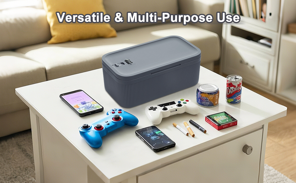 Medicine Lock Box for Safe Medication, Snacks Food, Phone