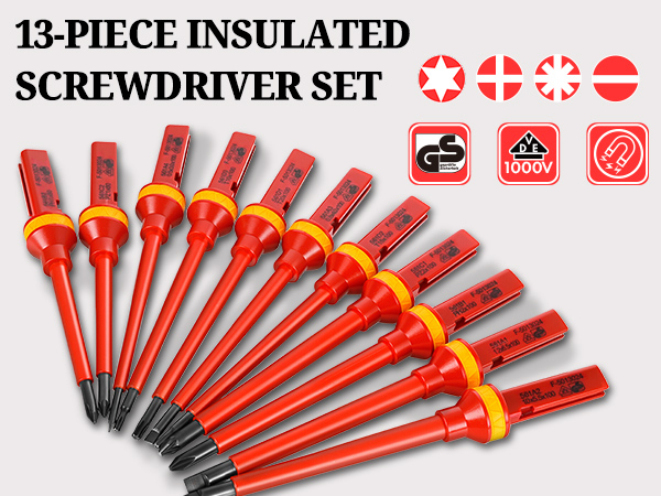 Insulated Electrician Screwdriver Set
