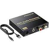 PROZOR HDMI Audio Extractor 192KHz DAC Converter ARC Audio Extractor Support Digital HDMI Audio t...