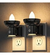 DORESshop LED Night Light[2 Pack], Night Lights Plug into Wall, 3 Level Brightness Adjustable Plu...