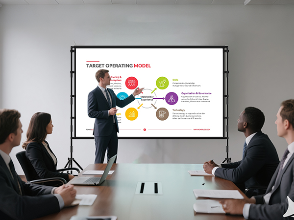 projector screen and stand