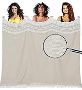 Yongoes Oversized Turkish Beach Towel Blanket Cotton Giant XL Sandproof Towels Huge Linen XXL Ext...