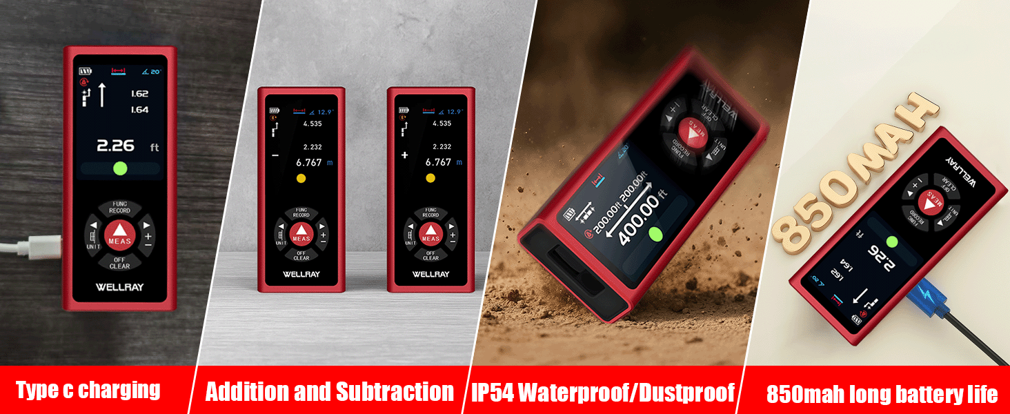 Type c charging Addition and Subtraetion /IP54 Waterproof/Dustproof 850mah long battery life