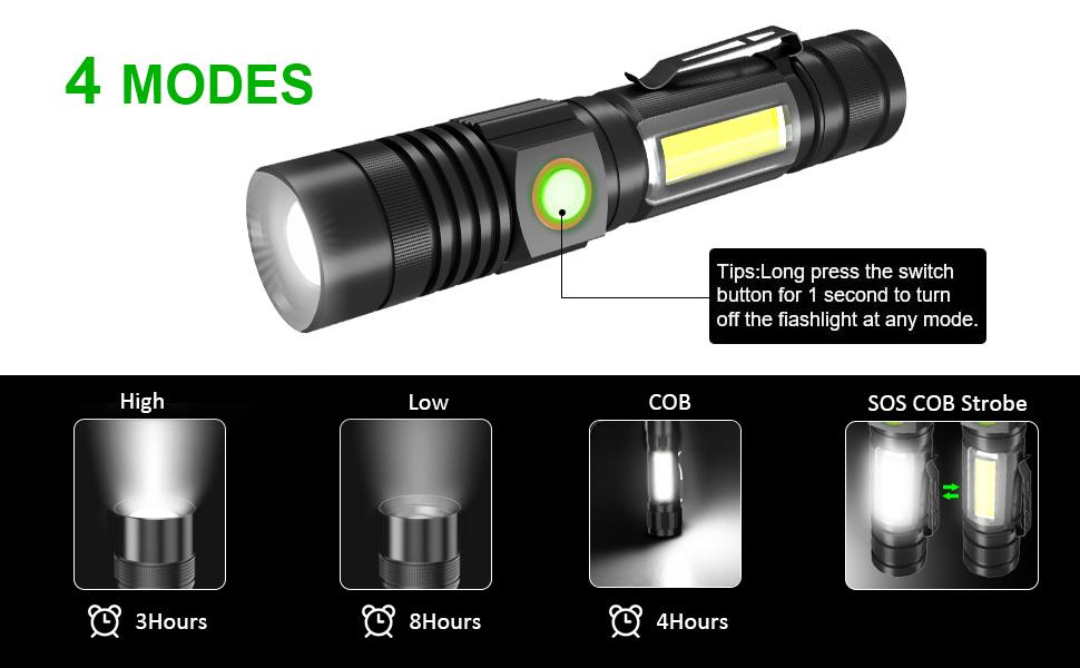  rechargeable flashlight