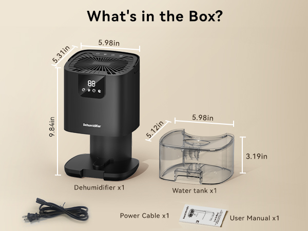 small dehumidifier