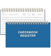 Check Registers for Personal Checkbook - A6 Blank Ledger Transaction Registers for Personal, Chec...