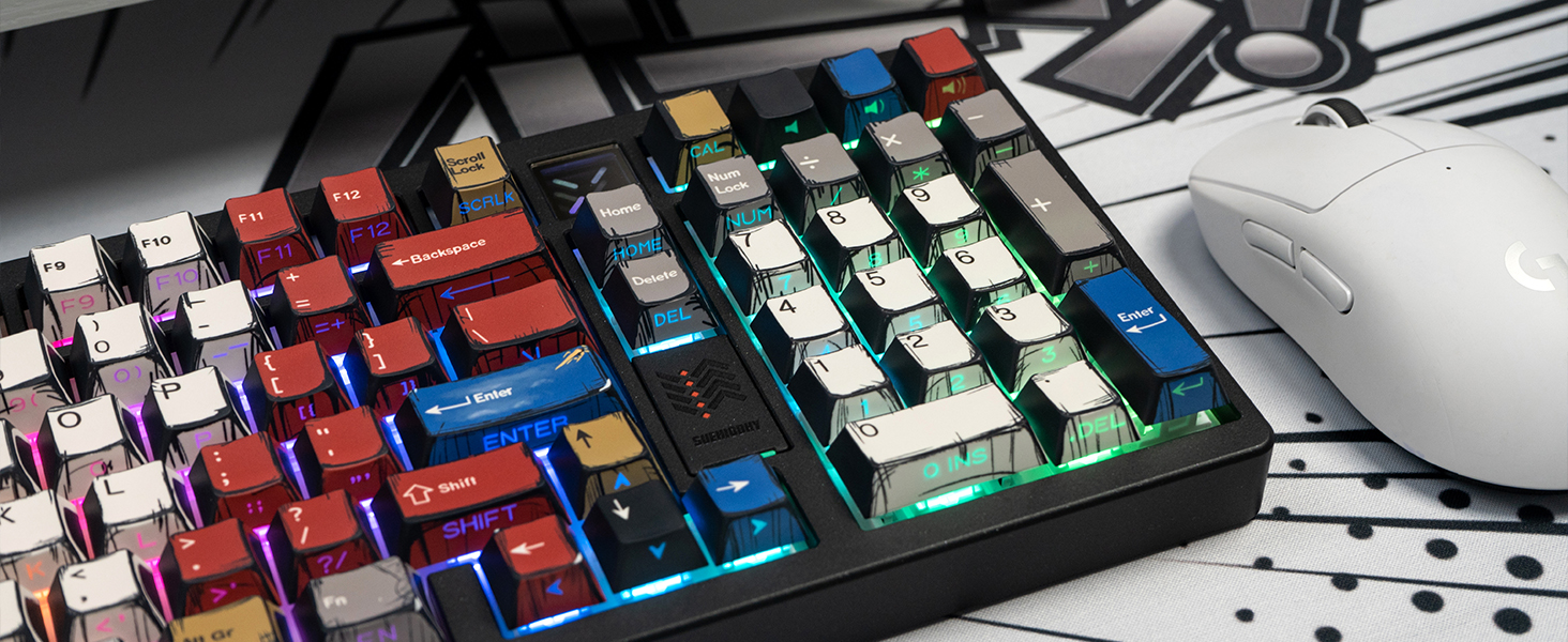 Side Printed Keycaps