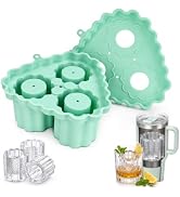 Ice Cube Tray for 24/30/40oz Tumbler Cups,Large Silicone Cylinder Ice Cube Trays for Freezer with...