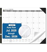 SUNEE 2025-2026 Desk Calendar Large 22x17 until December 2026, Extra Large Desk Blotter Teacher D...