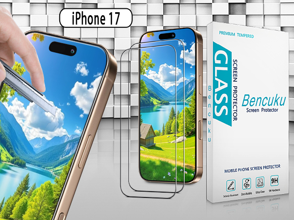 iphone 17 screen protector tempered glass