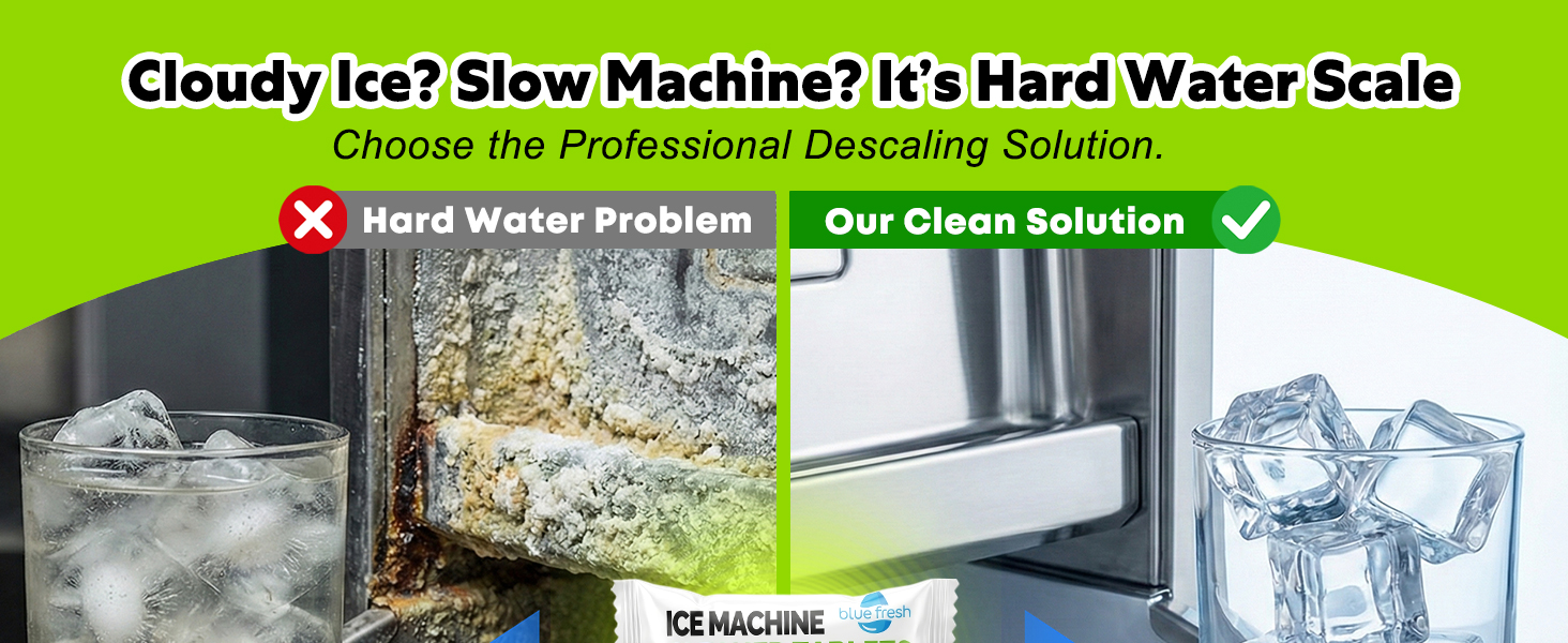 Ice Machine Cleaner Tablets for Hard Water