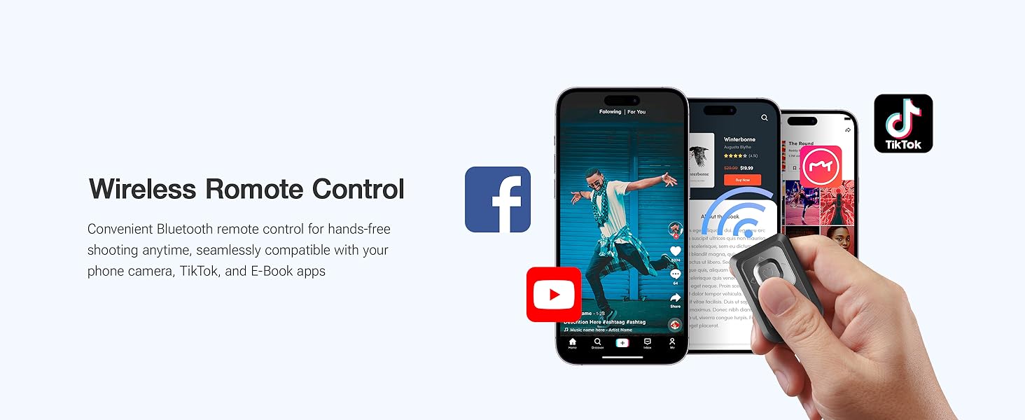 content creator phone holder