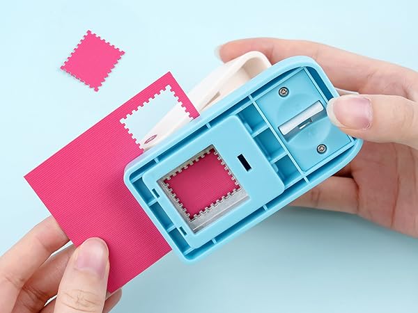 Scalloped Rectangle Lever Action Craft Punch