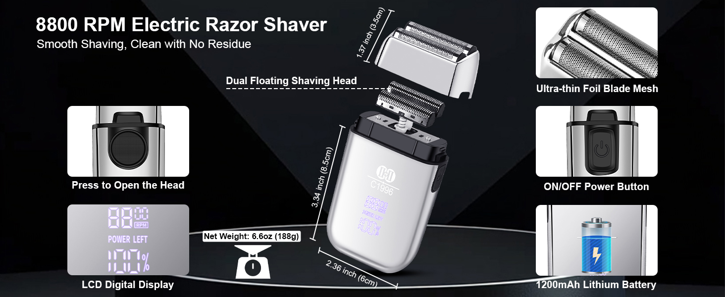 Cordless Barber Clippers