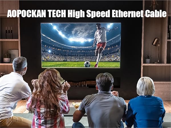 Cat8 High Speed Ethernet Cable 50 ft Netwrok Cable Lan Cable 50ft 50 feet for Router Modems