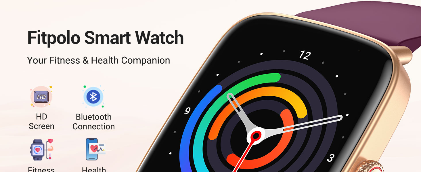 Fitpolo Smart watch for men 2026
