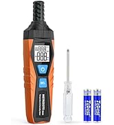 INSTRODOTS Temperature Humidity Meter, High Precision Thermometer Hygrometer with Ambient, Dew Po...