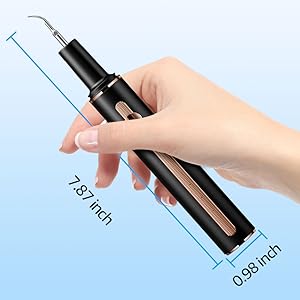 Teeth Cleaning Kit Plaque Remover for Teeth, Portable Ultrasonic Tooth Cleaner Plaque Remover