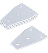 heneng 4 Pcs 4 Hole Flat Tee Plate for 1-5/8