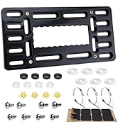 License Plate Bracket Holder, Front License Plate Bracket, No Drill Front Plate Mount, Licenses P...